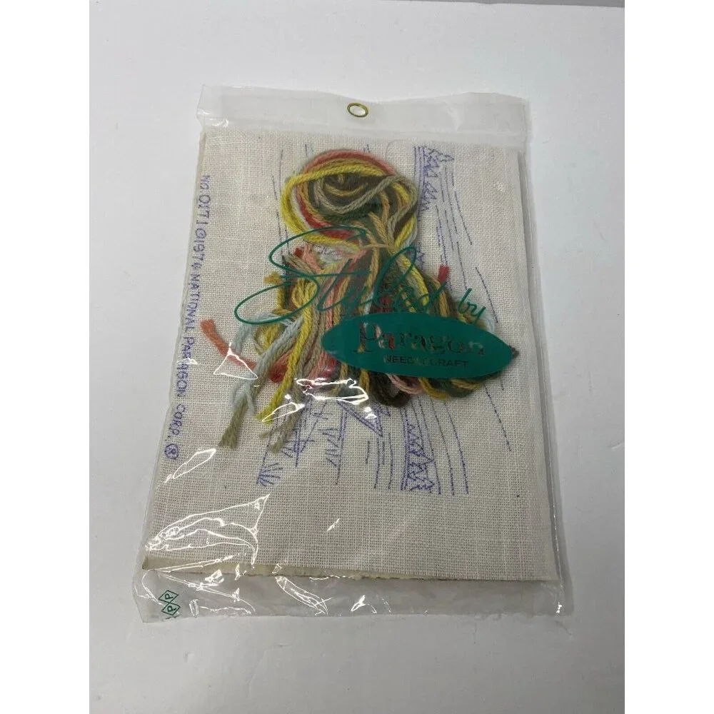 Paragon Crewel Stitchery Kit Teeny Weenies Wagon Kit 0171 Vintage New Craft‎